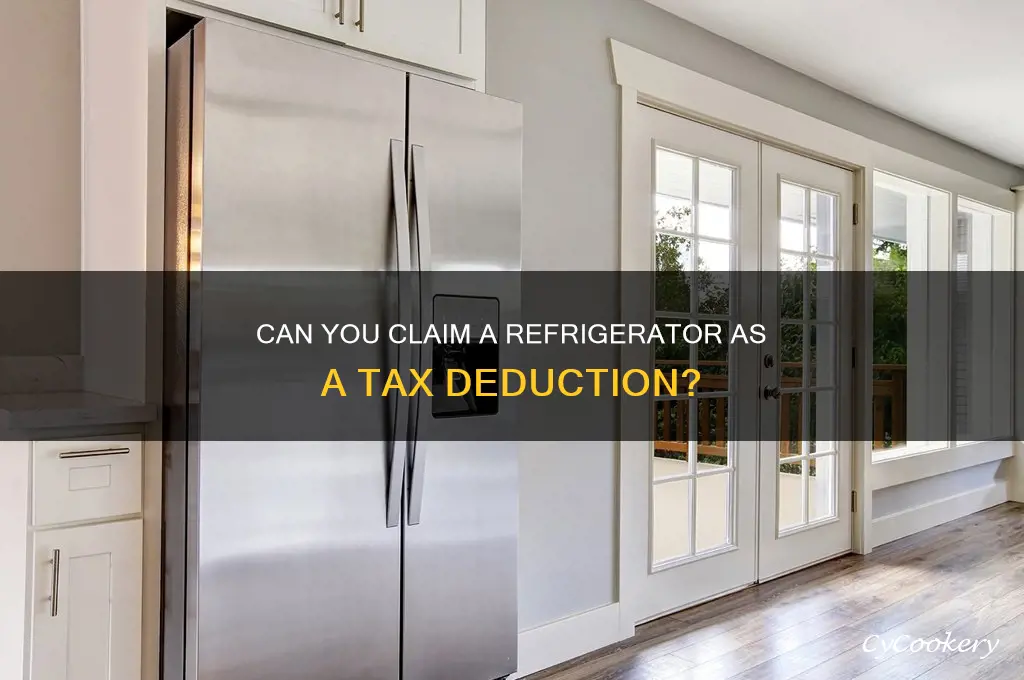 is a refrigerator a tax write off