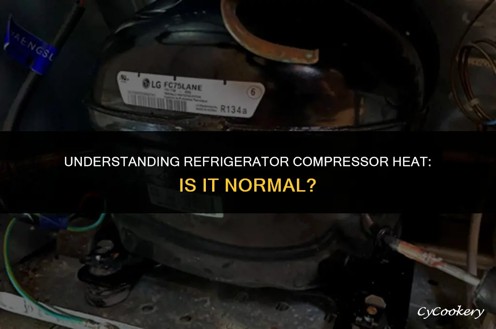 is a refrigerator compressor supposed to get hot
