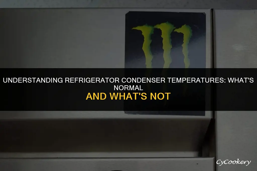 is a refrigerator condenser supposed to be hot