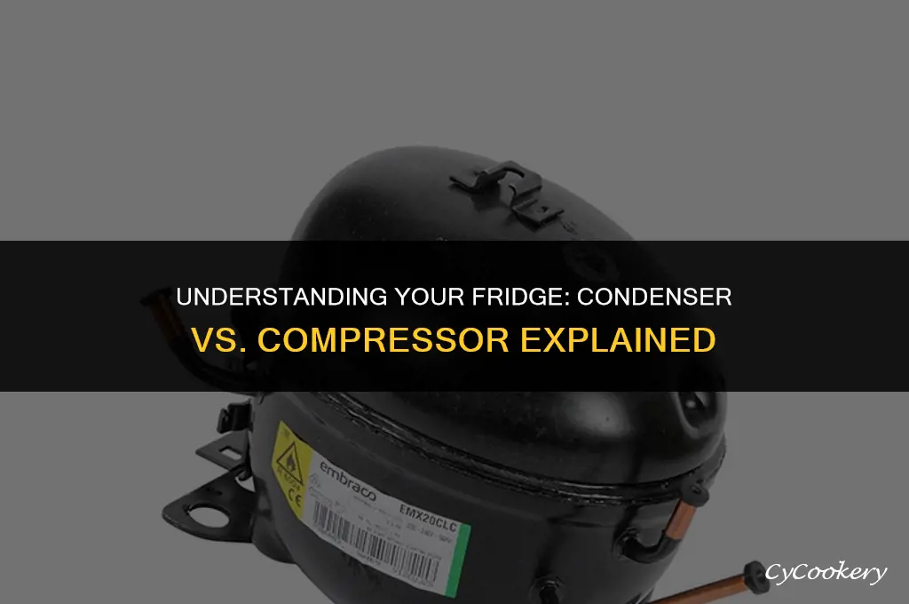 is a refrigerator condenser the same as the compressor