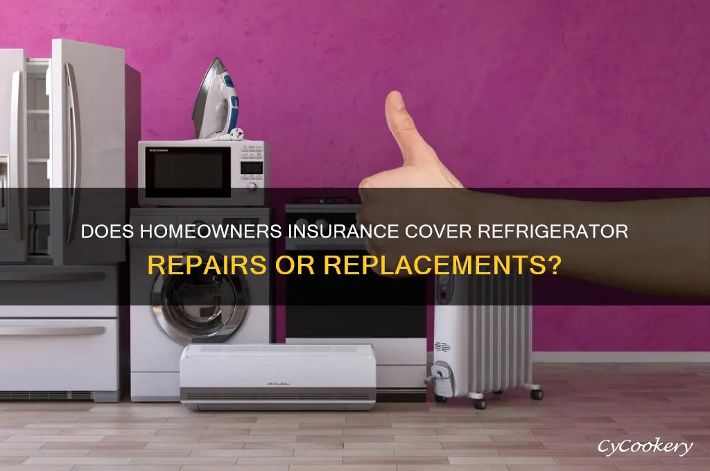 is a refrigerator covered by homeowners insurance
