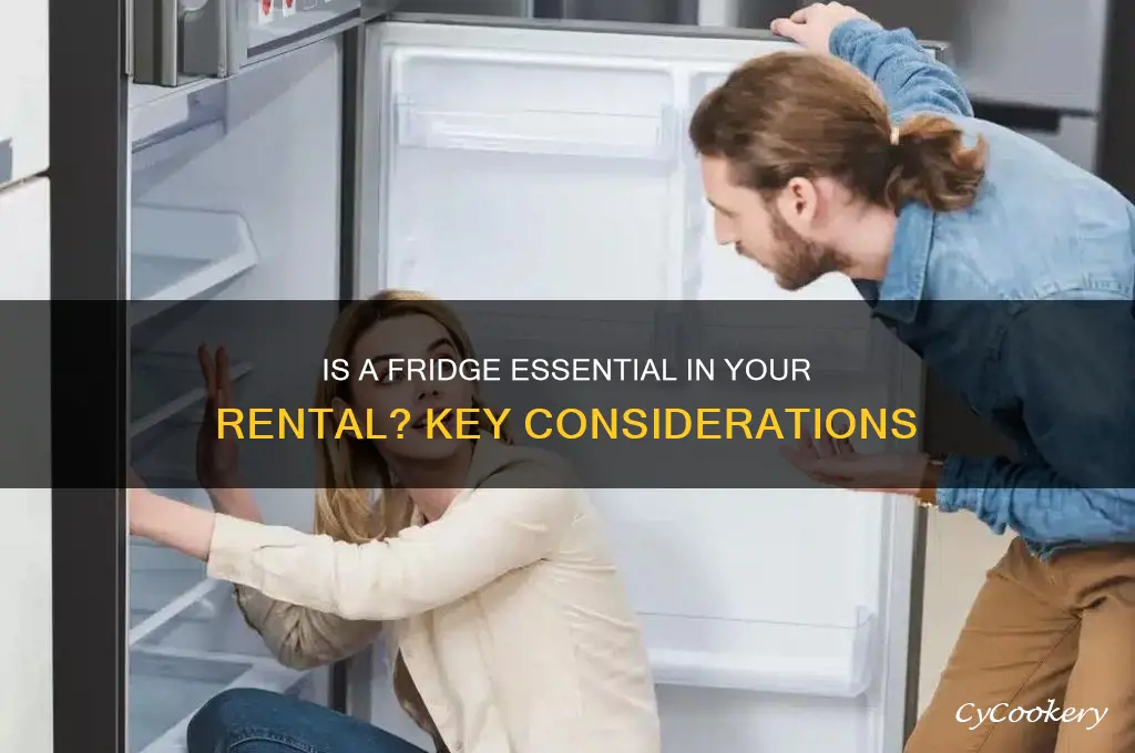 is a refrigerator required in a rental