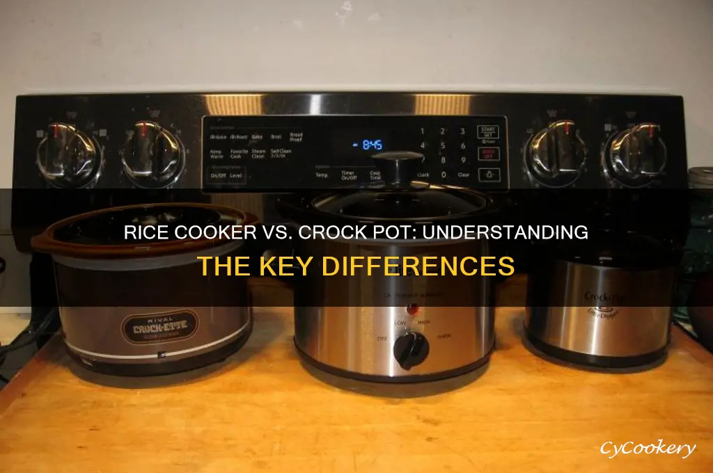 is a rice cooker and crock pot the same