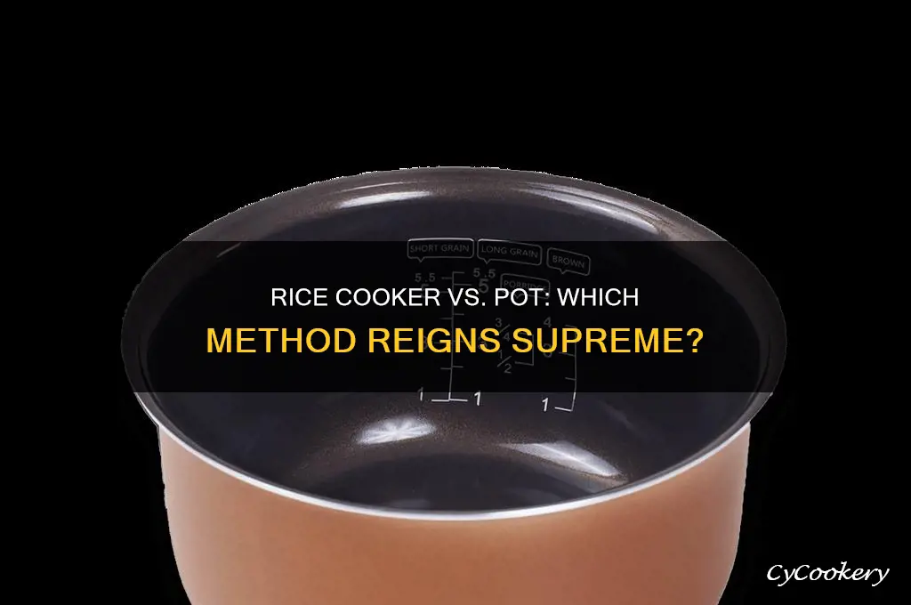 is a rice cooker better than a pot