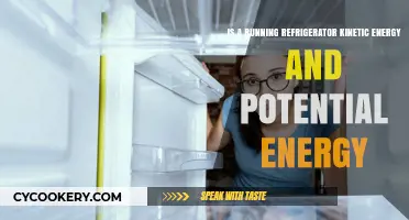 Exploring the Dynamics of a Running Refrigerator: Kinetic and Potential Energy Insights