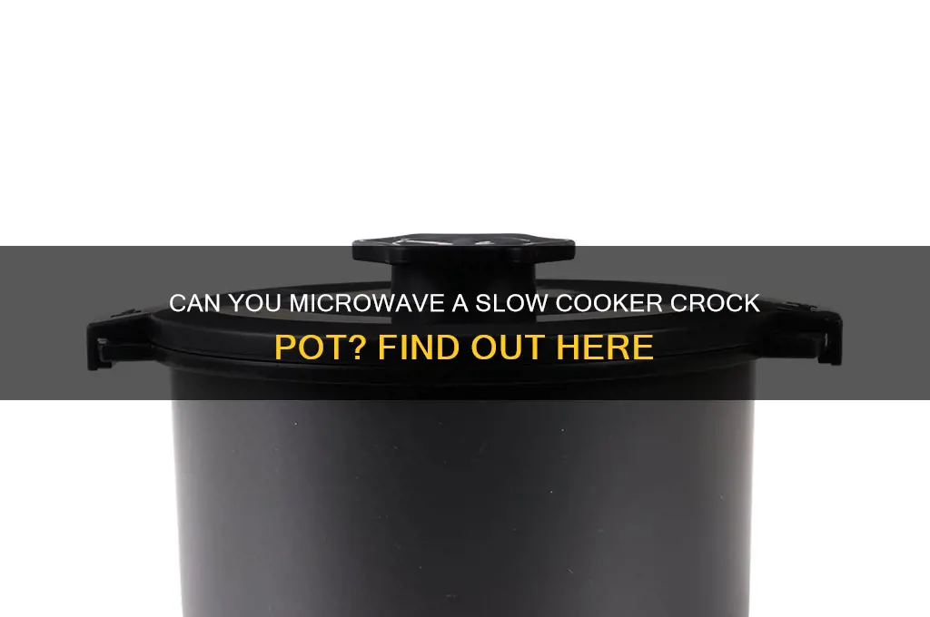 is a slow cooker crock pot microwavable