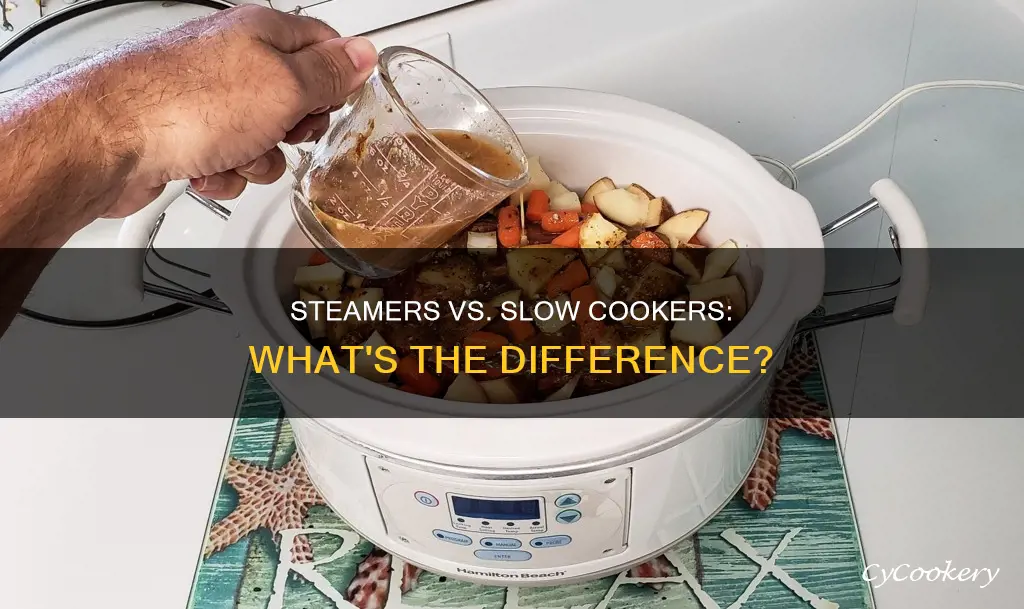 is a steamer the same as a slow cooker