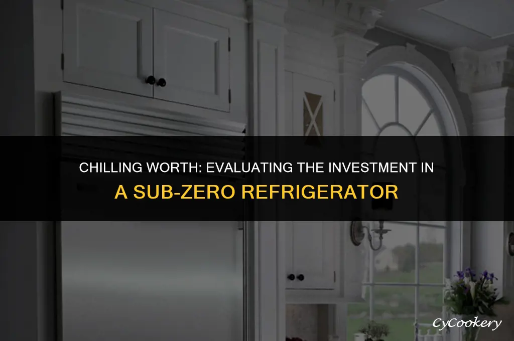 is a sub zero refrigerator worth the money