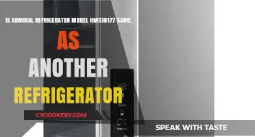 Admiral Refrigerator HMG19177: Unique Features or Common Design?