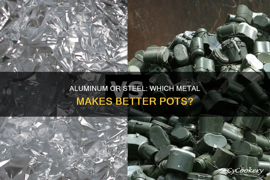 is aluminum better than stainless steel for pots and pans