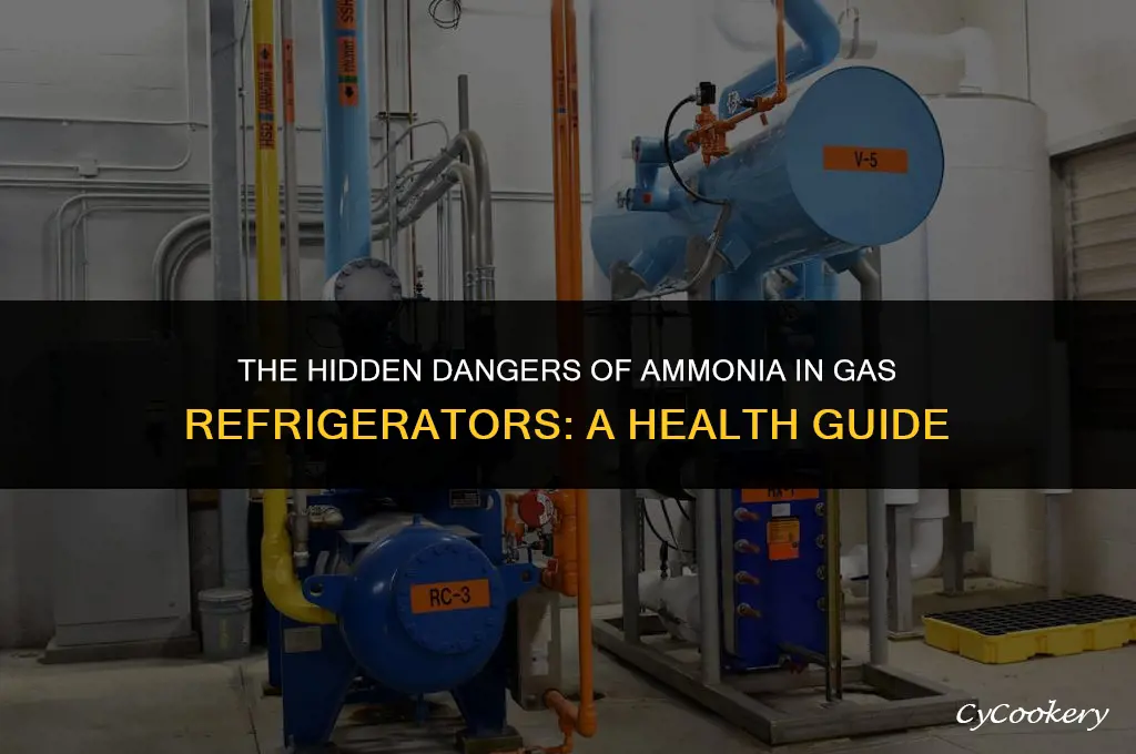 is ammonia from a gas refrigerator bad for you
