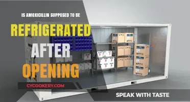 Amoxicillin Storage: Refrigeration Necessary After Opening?