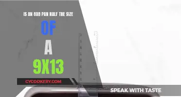 Baking Pan Size: Is Smaller Half the Larger?