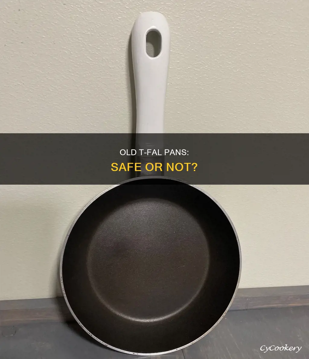 is an old t-fal pan safe