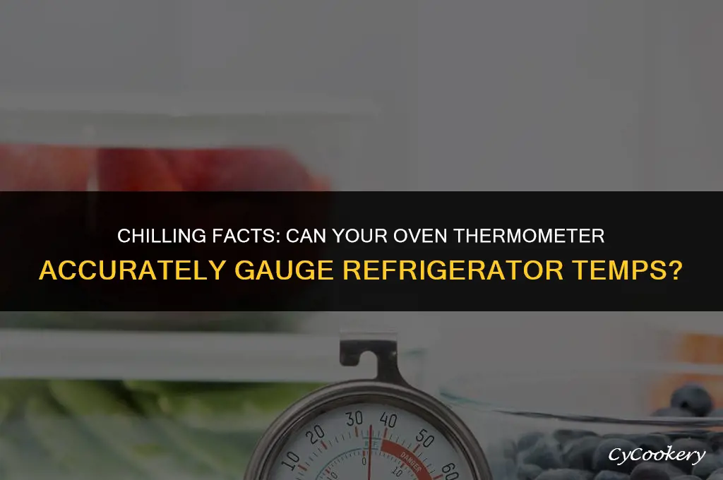 is an oven thermometer accurate in a refrigerator