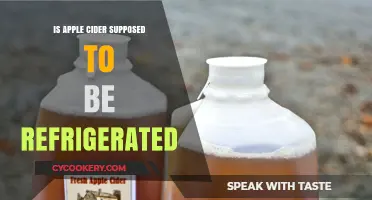 Should Apple Cider Be Refrigerated? Storage Tips for Freshness