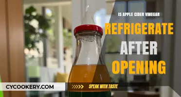 Should You Refrigerate Apple Cider Vinegar After Opening?