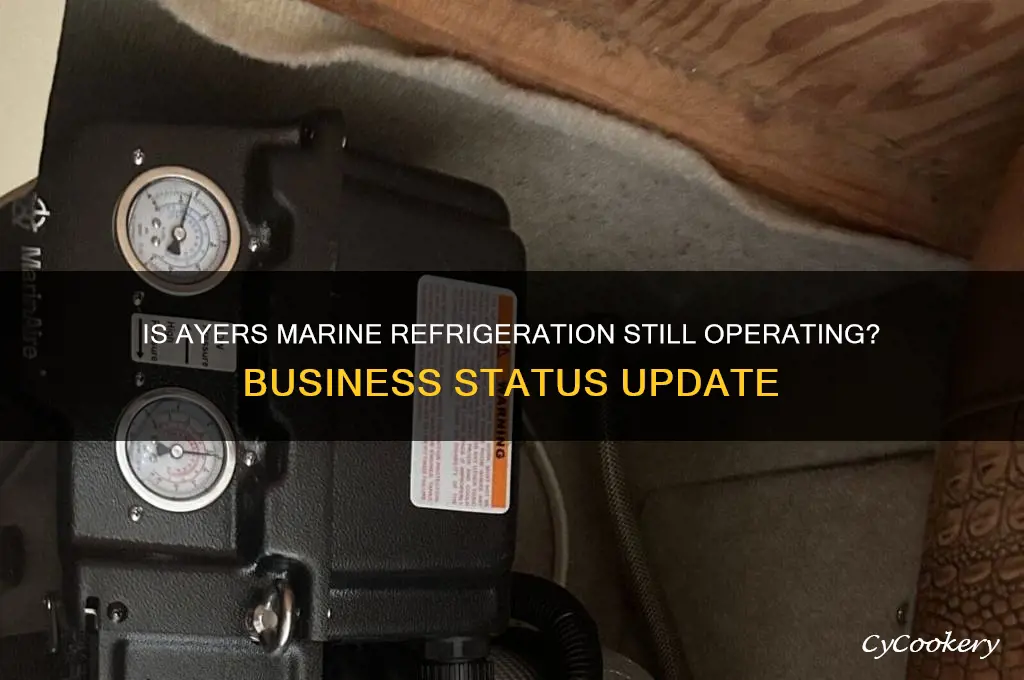 is ayers marine refrigeration out of business