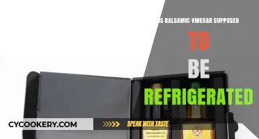Should Balsamic Vinegar Be Refrigerated? Storage Tips Revealed