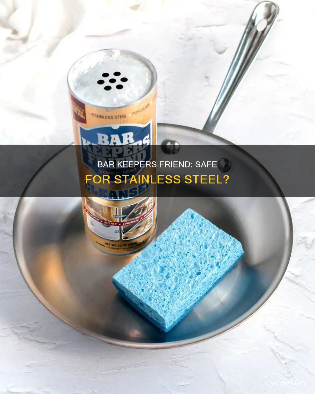 is bar keepers friend safe for stainless steel pans