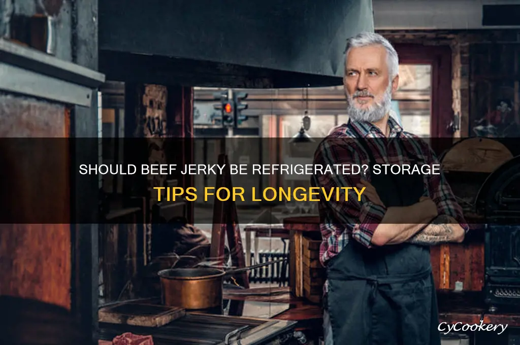 is beef jerky supposed to be refrigerated