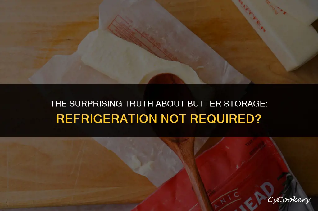 is butter safe to eat if not refrigerated