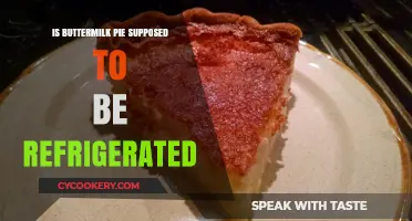 Should Buttermilk Pie Be Refrigerated? Storage Tips for Perfect Texture
