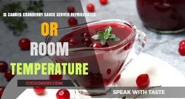 Chilling or Not: Serving Canned Cranberry Sauce Temperature Tips