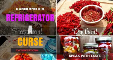 The Spicy Debate: Is Cayenne Pepper in the Fridge a Curse?
