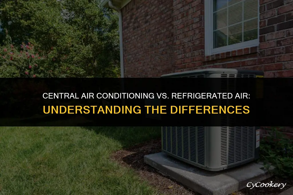 is central air conditioning the same as refrigerated air