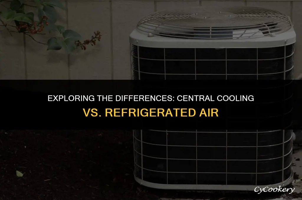is central cooling the same as refrigerated air