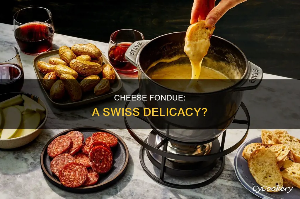 is cheese fondue a swiss food