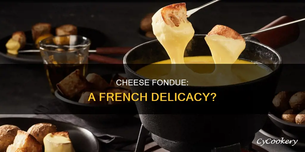 is cheese fondue french