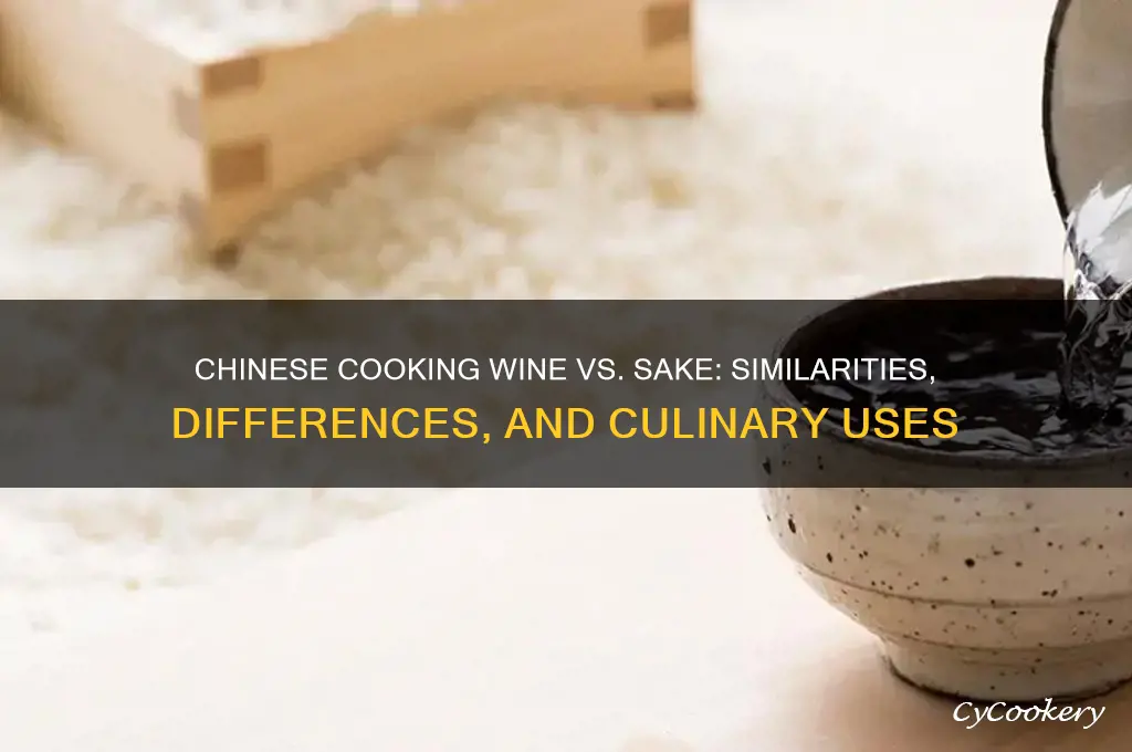 is chinese cooking wine similar to sake