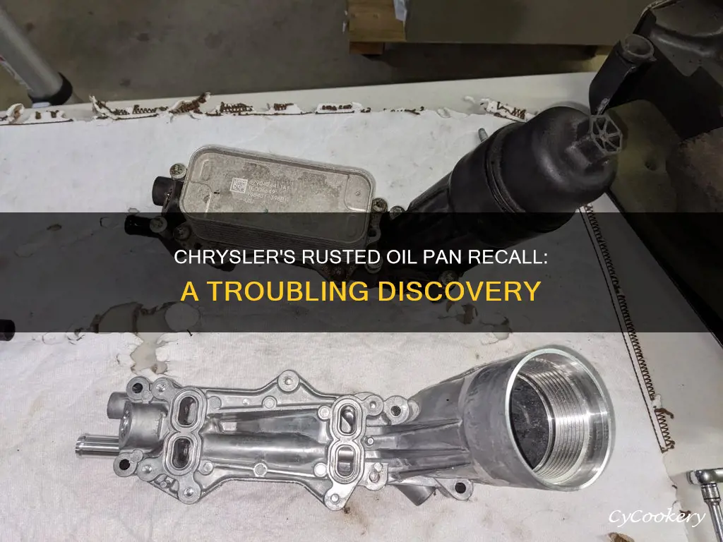 is chrysler recalling rusted oil pans