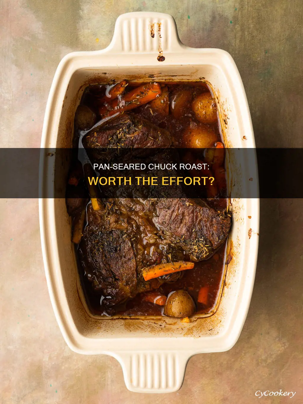 is chuck roast good in a pan