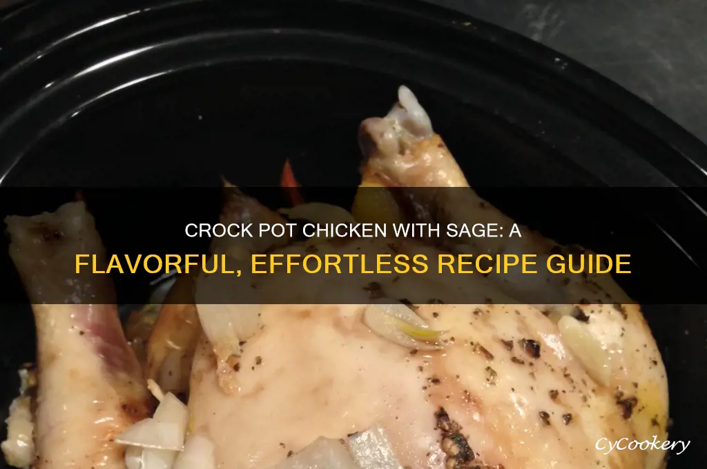 is cooking chicken in crock pot sage