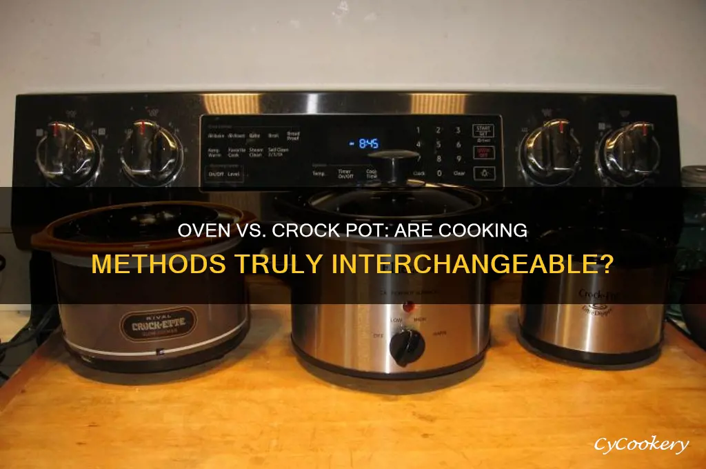 is cooking in the oven same as the crock pot