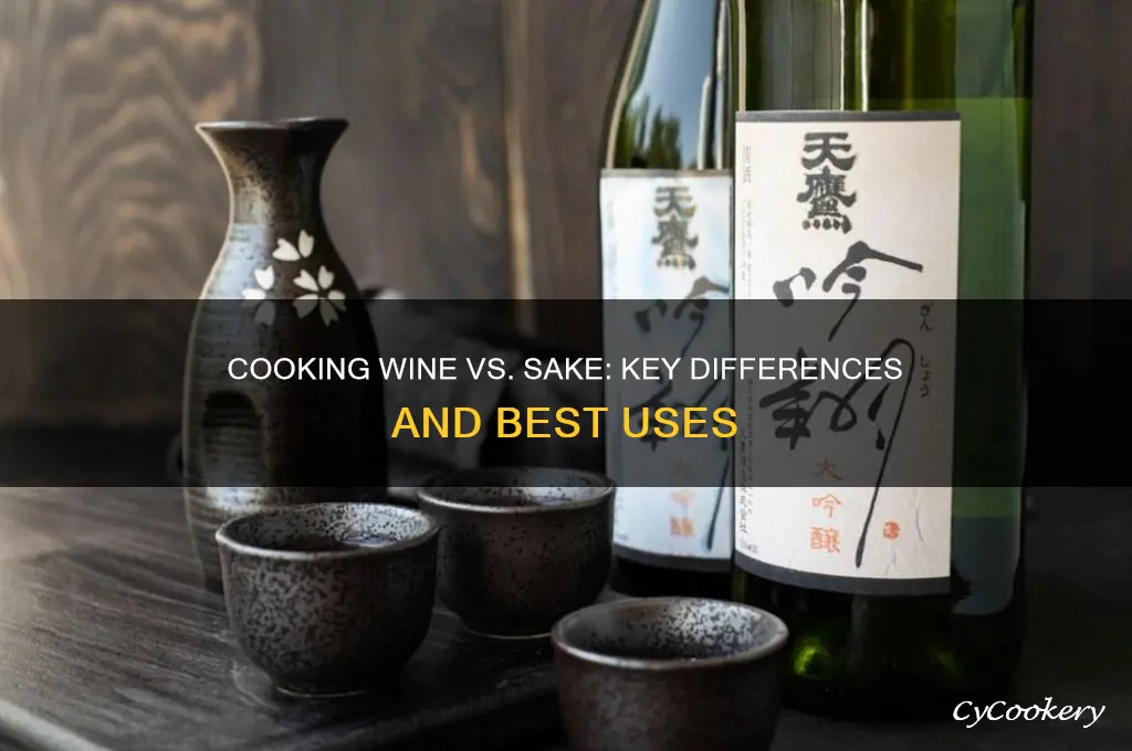is cooking wine the same as cooking sake