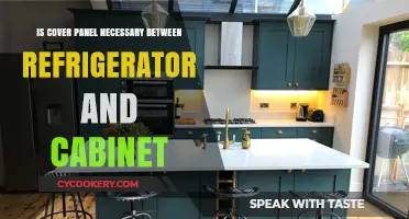 Exploring the Need for a Cover Panel Between Your Refrigerator and Cabinet