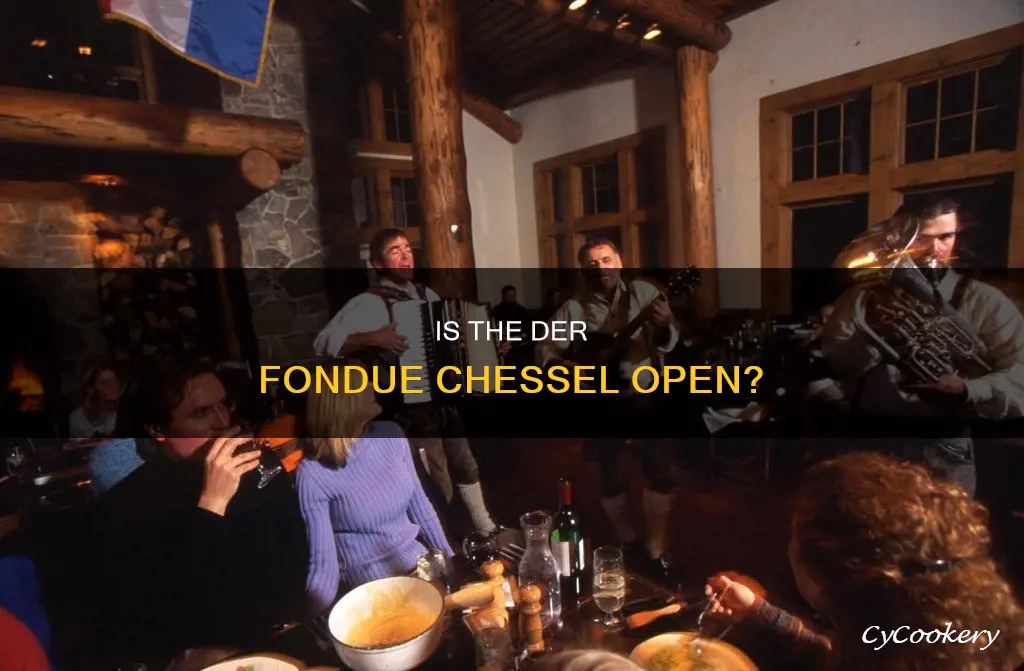 is der fondue chessel open