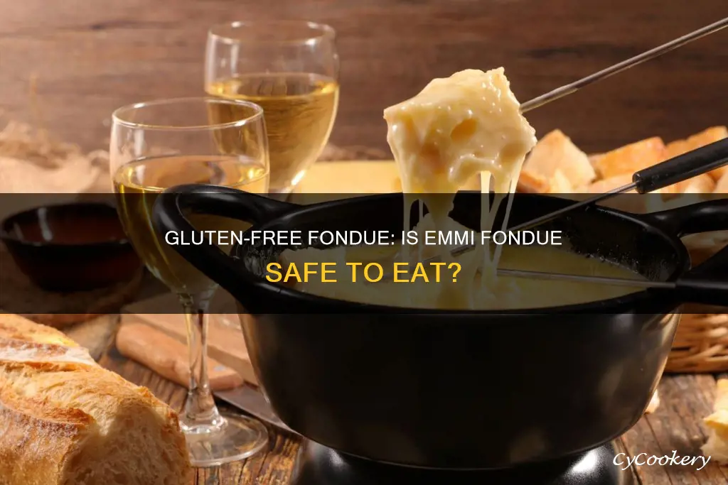 is emmi fondue gluten free