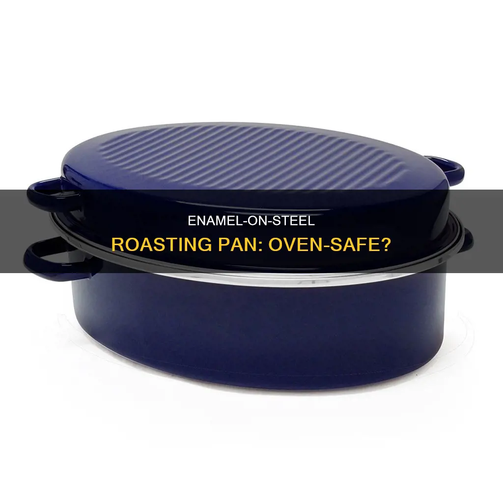 is enamel-on-steel roasting pan oven safe