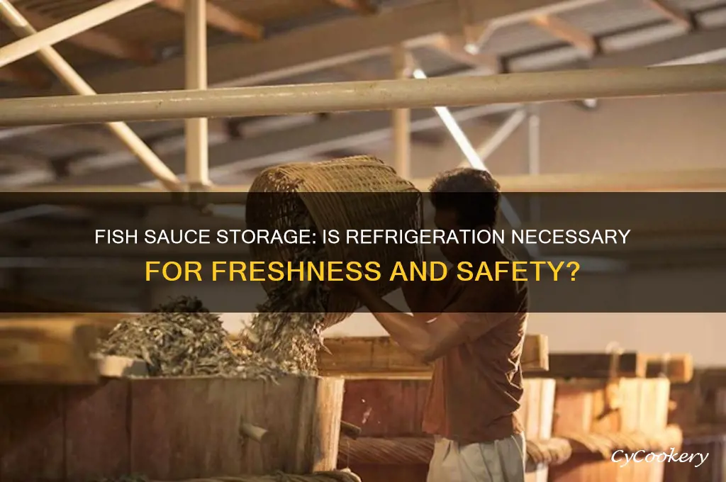is fish sauce ok if not refrigerated