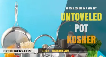 Is Food Cooked in a New, Uncovered Pot Kosher?