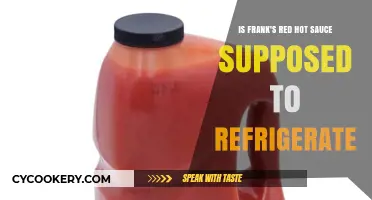 Spicy Storage: The Refrigeration Debate for Frank's RedHot Sauce