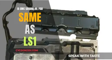 GMC Savana Oil Pan: Interchangeable with LS1?