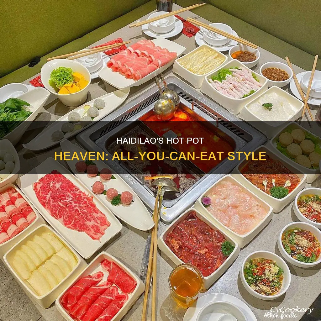 is haidilao hot pot all you can eat