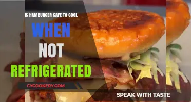 The Great Hamburger Debate: Safe Cooling Without Refrigeration?