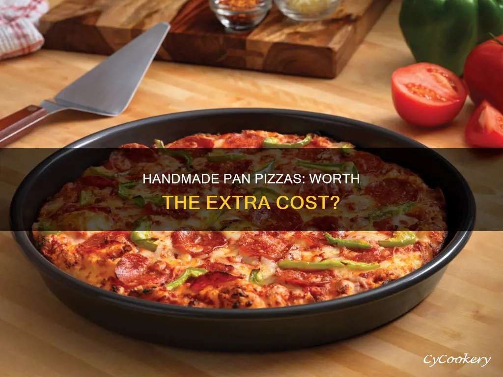 is handmade pan pizza extra money at dominos